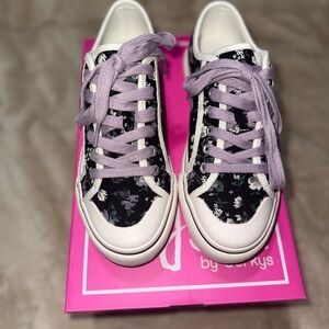 Hey Girl by Corkys Floral Sneakers